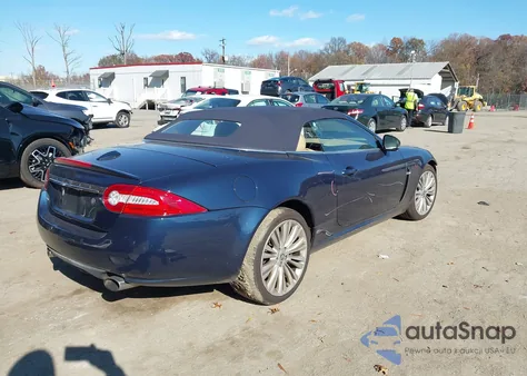 2010 Jaguar Xk from USA, damaged, VIN SAJWA4GB5ALB37347
